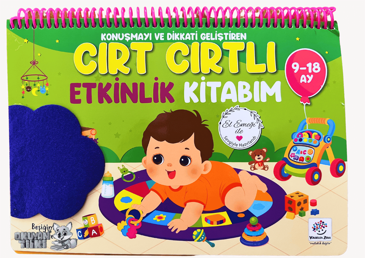 9-18 Ay Cırt Cırtlı Etkinlik Kitabım