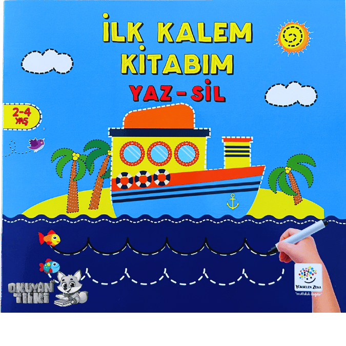 Ilk Kalem Kitabım - Yaz Sil (2-4 Yaş)