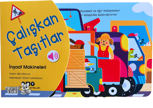 Çalışkan Taşıtlar – İnşaat Makineleri – Sesli Kitaplar (Soundbuch)