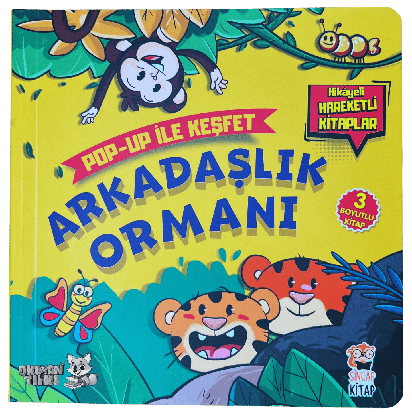 Arkadaşlık Ormanı – Pop Up ile Keşfet (3D Kitap, 2+ Yaş)