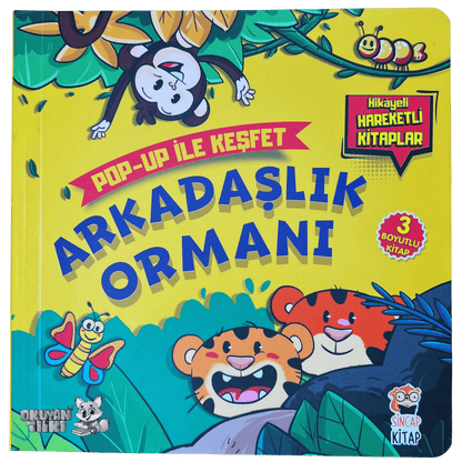 Arkadaşlık Ormanı – Pop Up ile Keşfet (3D Kitap, 2+ Yaş)