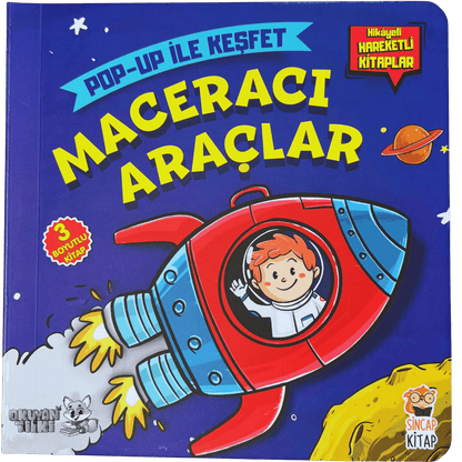 Maceracı Araçlar – Pop Up ile Keşfet (3D Kitap, 2+ Yaş)