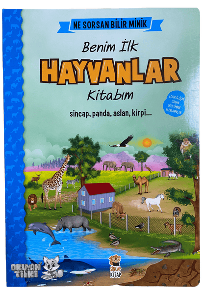 Ne Sorsan Bilir Minik – Benim İlk Hayvanlar Kitabım (İngilizce Destekli, 1+ Yaş)