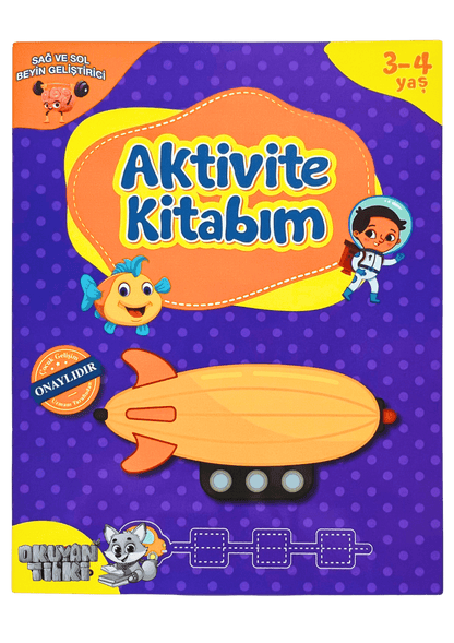 Aktivite Kitabım (2-3 Yaş; Mor)