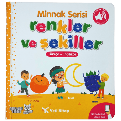 Minnak Serisi - Renkler ve Şekiller (İngilizce Destekli, 1+ Yaş)