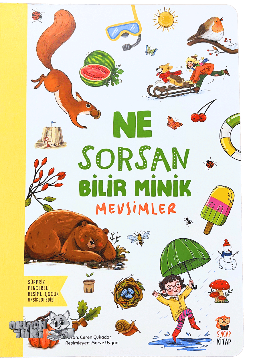 Ne Sorsan Bilir Minik – Benim İlk Mevsimler Kitabım (1+ Yaş)