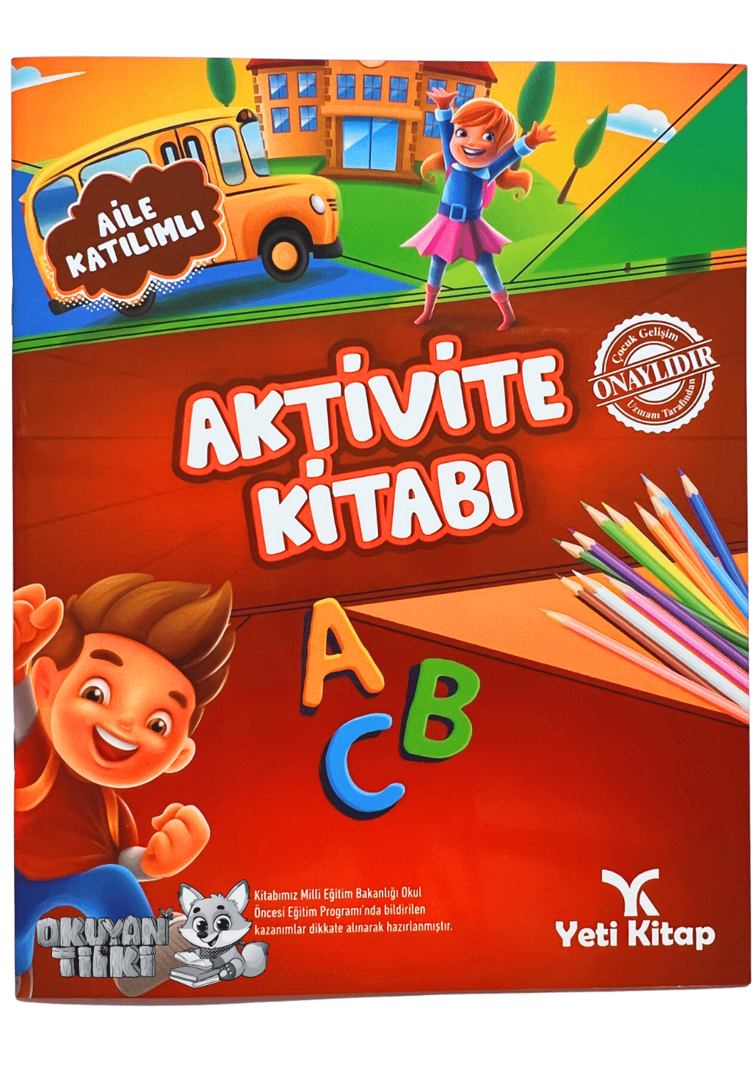 Aktivite Kitabı 1 (5+ Yaş, Kırmızı)