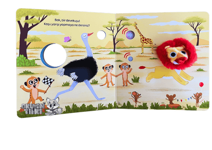 Minik Aslan Savanada (Kuklalı Sesli Kitap, Soundbuch)