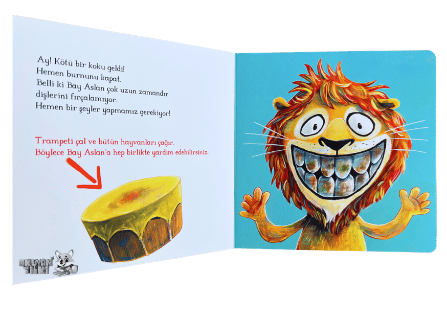 Aslana Yardım Edelim, Dişlerini Fırçalasın! (3+ Yaş)