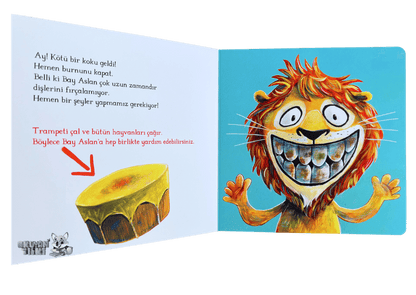 Aslana Yardım Edelim, Dişlerini Fırçalasın! (3+ Yaş)