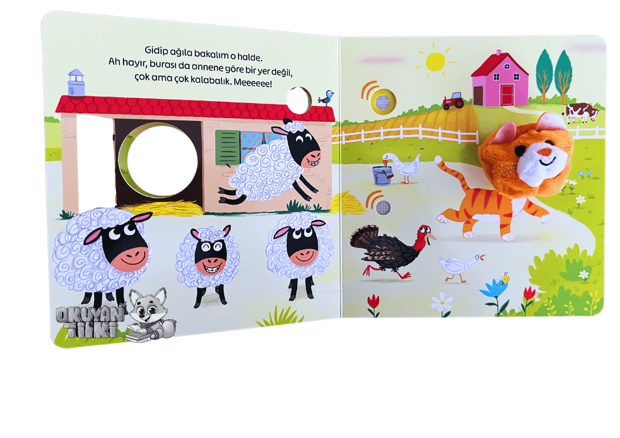 Minik Kedi Çiftlikte (Kuklalı Sesli Kitap, Soundbuch)