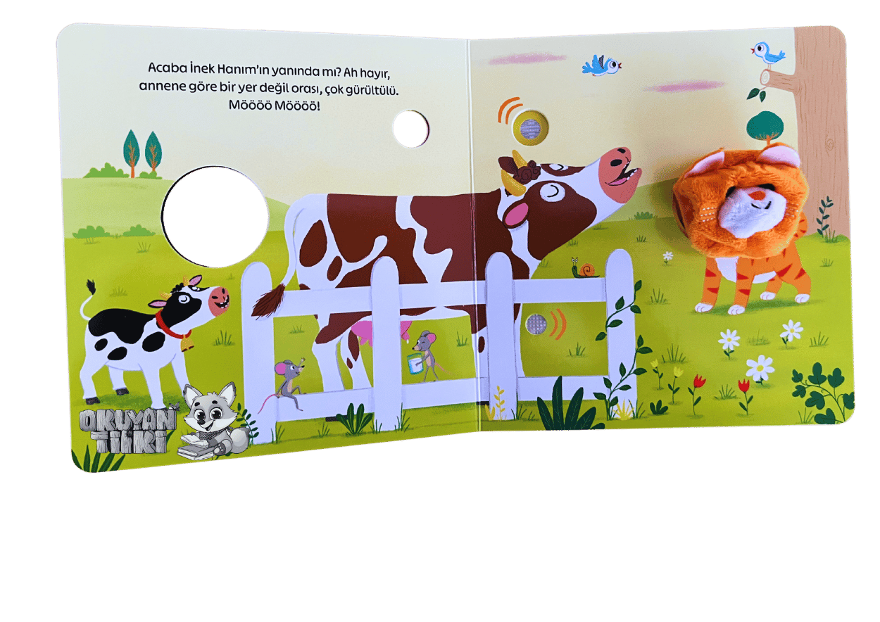 Minik Kedi Çiftlikte (Kuklalı Sesli Kitap, Soundbuch)