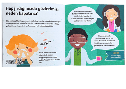 Şaşırtıcı Sorulara Eğlenceli Cevaplar - Vücudumuz (3+ Yaş)