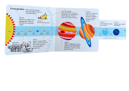 Kıpır Kıpır Hareketli Kitabım – Uzay (3+ Yaş)