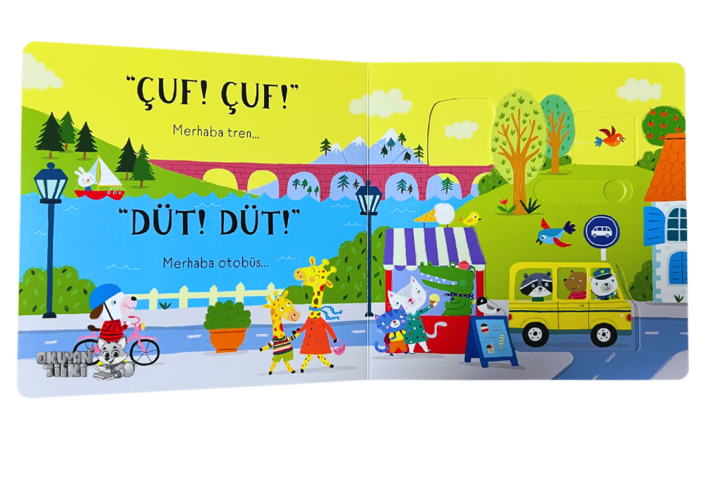 Hareketli Sesli Kitaplar – Vınnn! (0+ Yaş)