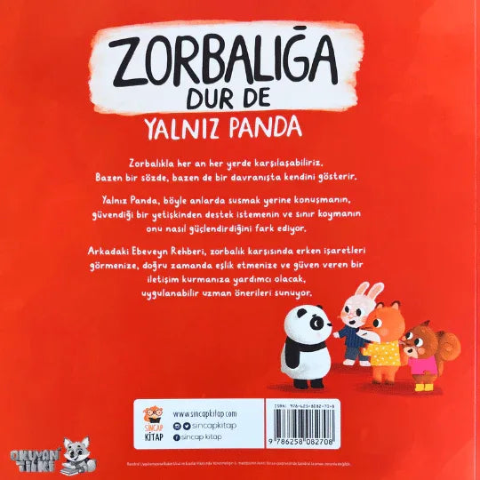 Yalnız Panda - Zorbalığa Dur De (3+ Yaş) - Okuyan Tilki