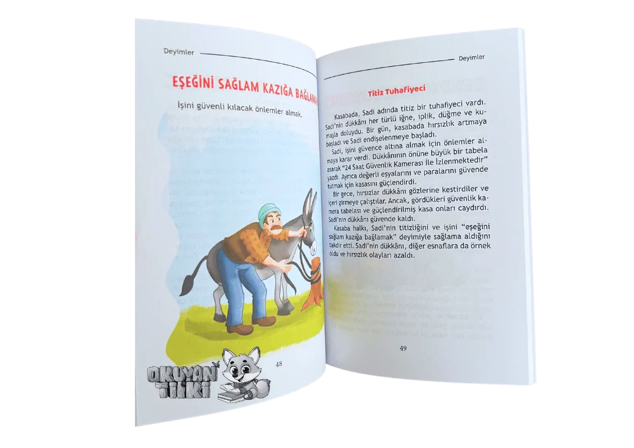 Deyimlerle Hikayeler (7+ Yaş) - Okuyan Tilki