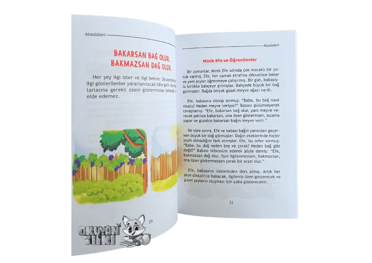 Atasözleriyle Hikayeler (7+ Yaş) - Okuyan Tilki