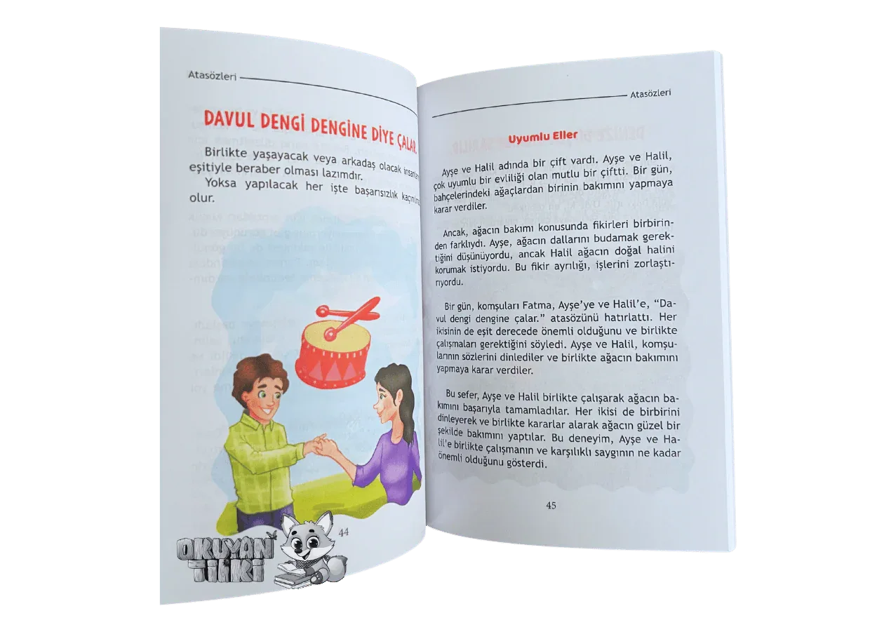 Atasözleriyle Hikayeler (7+ Yaş) - Okuyan Tilki