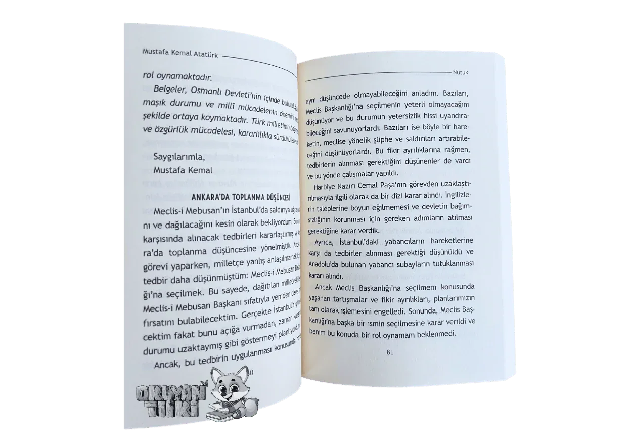 Çocuklar Için Nutuk (7+ Yaş) - Okuyan Tilki