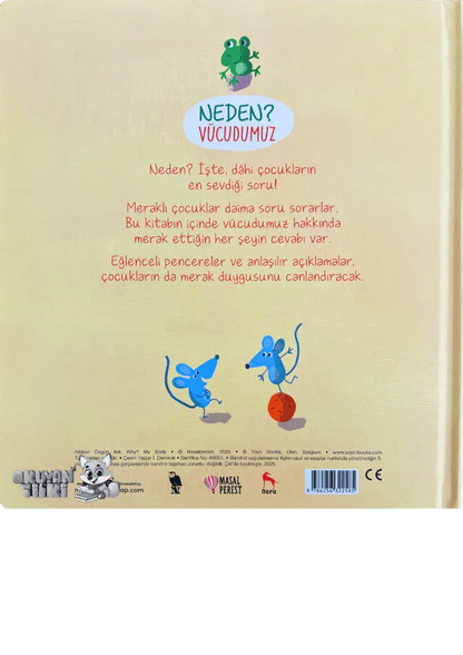 Neden? Vücudumuz - Pencereli Kitap (3+ Yaş) - Okuyan Tilki