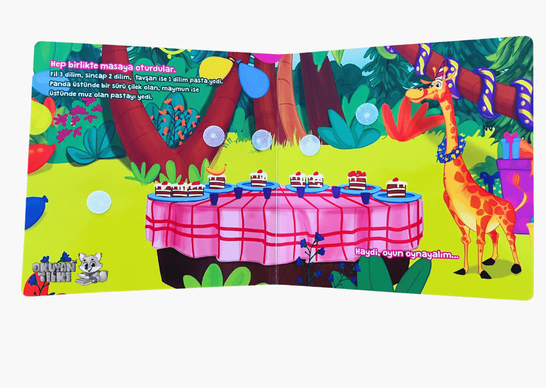 Neşeli Orman - Cırt Cırtlı Hikaye Kitabım (2+ Yaş)