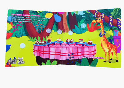 Neşeli Orman - Cırt Cırtlı Hikaye Kitabım (2+ Yaş)