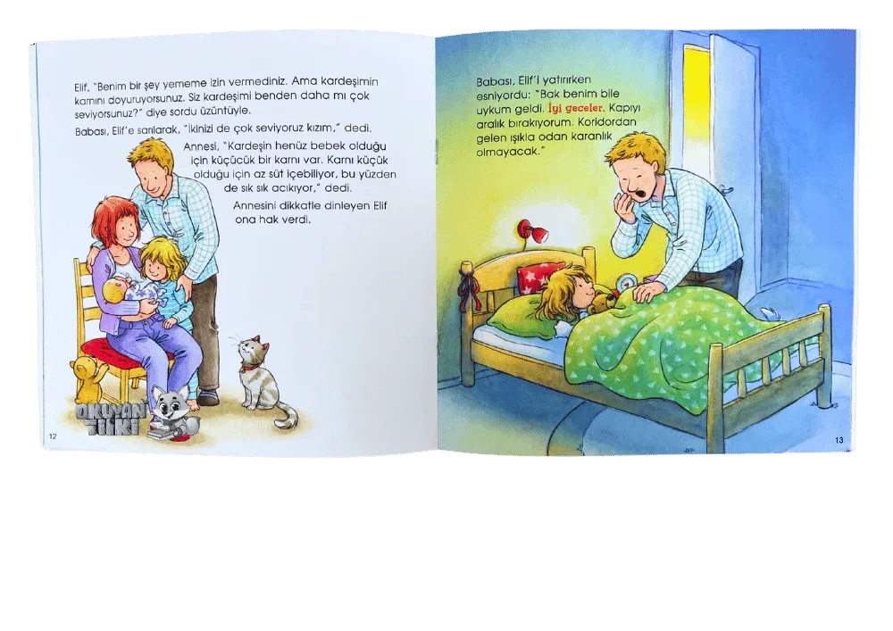 Elif'in Uykusu Gelmiyor (5+ Yaş) - Okuyan Tilki