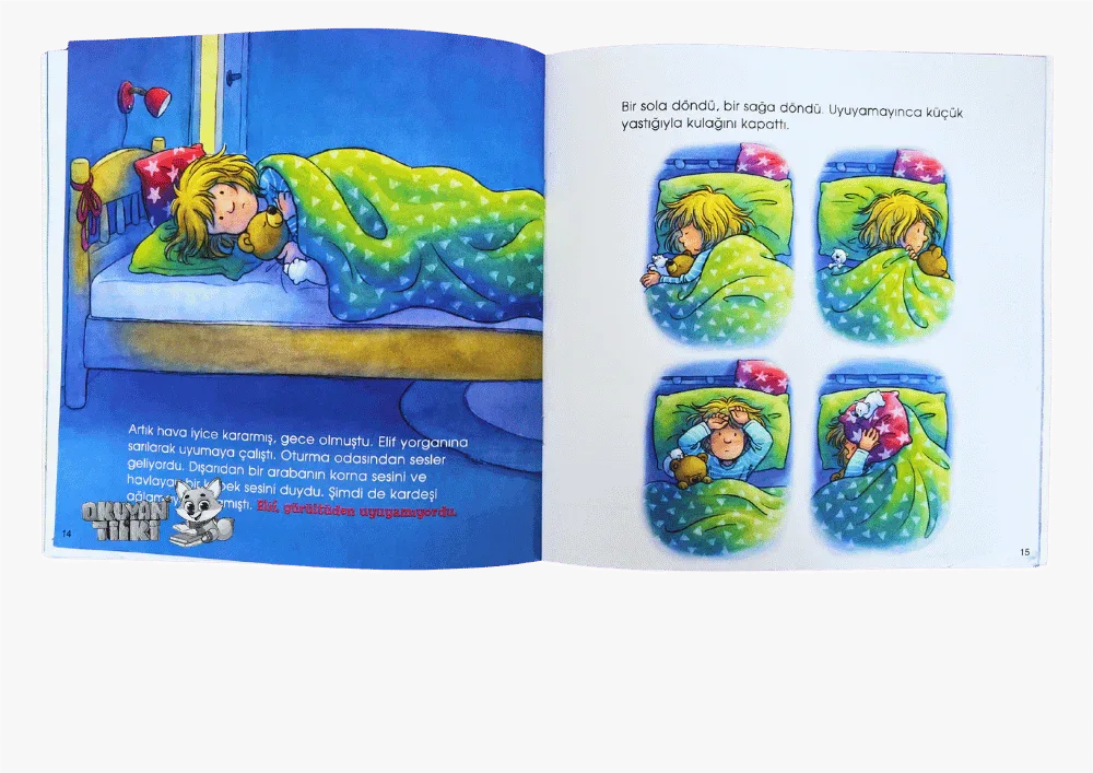 Elif'in Uykusu Gelmiyor (5+ Yaş) - Okuyan Tilki