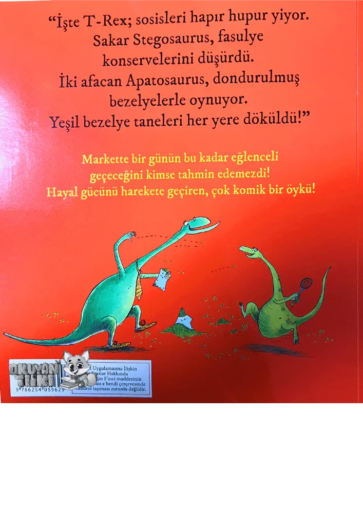 Dinozorlar Markette! (3+ Yaş) - Okuyan Tilki