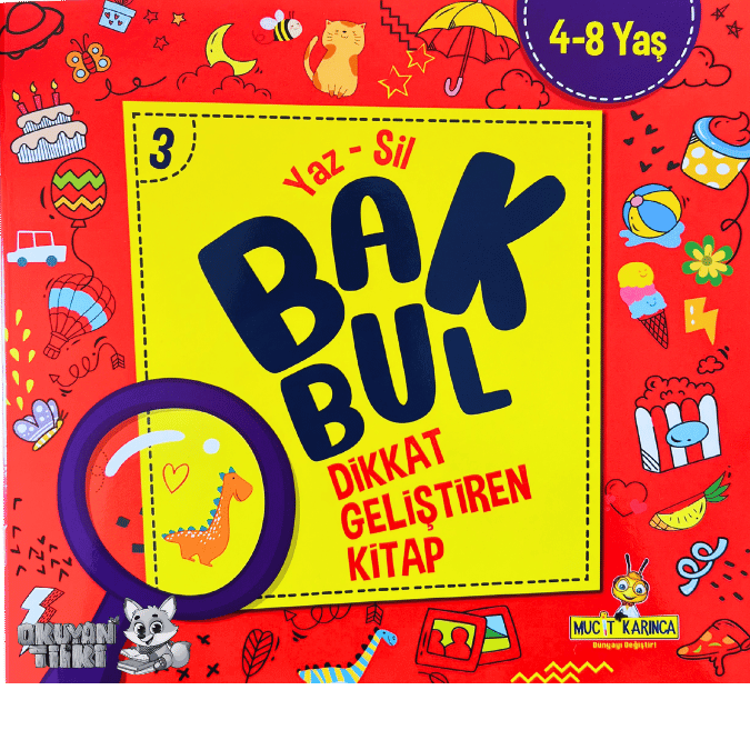 Bak Bul 3 - Yaz Sil (4-8 Yaş)