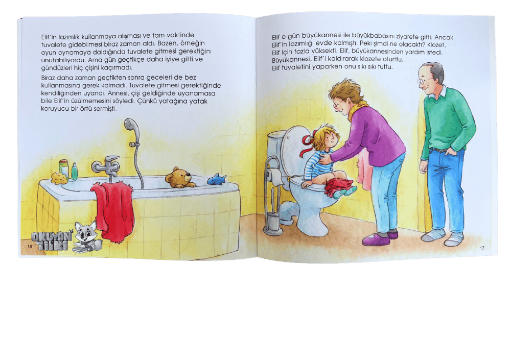 Minik Elif'in Tuvalet Eğitimi (3+ Yaş)