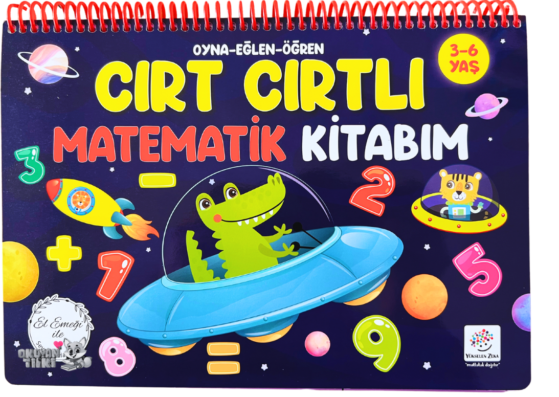 3-6 Yaş Cırt Cırtlı Matematik Kitabım