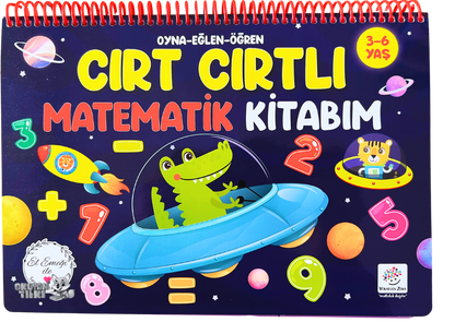 3-6 Yaş Cırt Cırtlı Matematik Kitabım