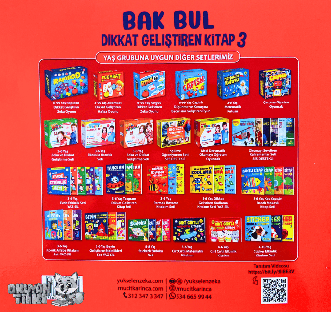 Bak Bul 3 - Yaz Sil (4-8 Yaş)