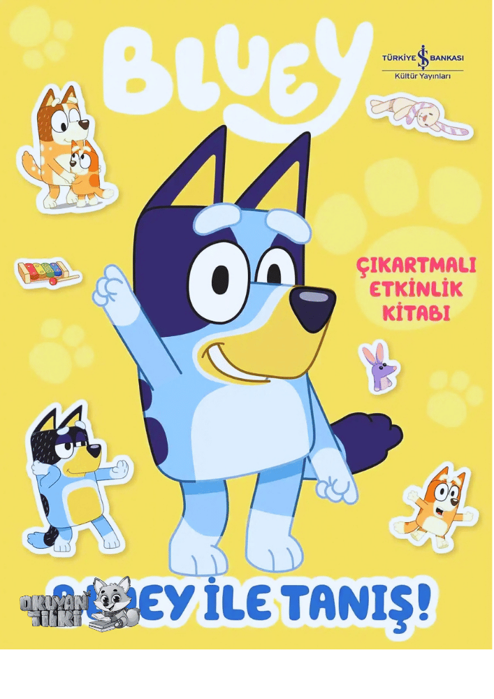 Bluey ile Tanış – Çıkartmalı Etkinlik Kitabı (2+ Yaş)