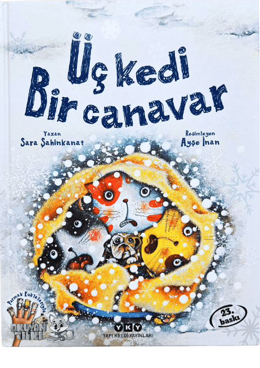 Üç Kedi Bir Canavar (3+ Yaş)