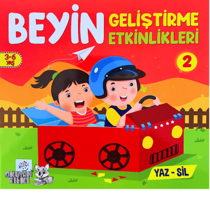 Beyin Geliştirme Etkinlikleri 2 - Yaz Sil (3-6 Yaş)