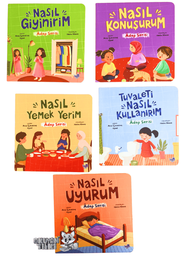 Nasıl Yaparım Seti - Adap Serisi (5 Kitap, 2+ Yaş)