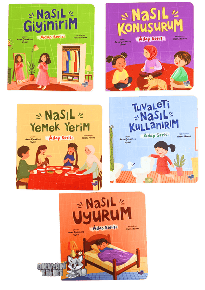 Nasıl Yaparım Seti - Adap Serisi (5 Kitap, 2+ Yaş)