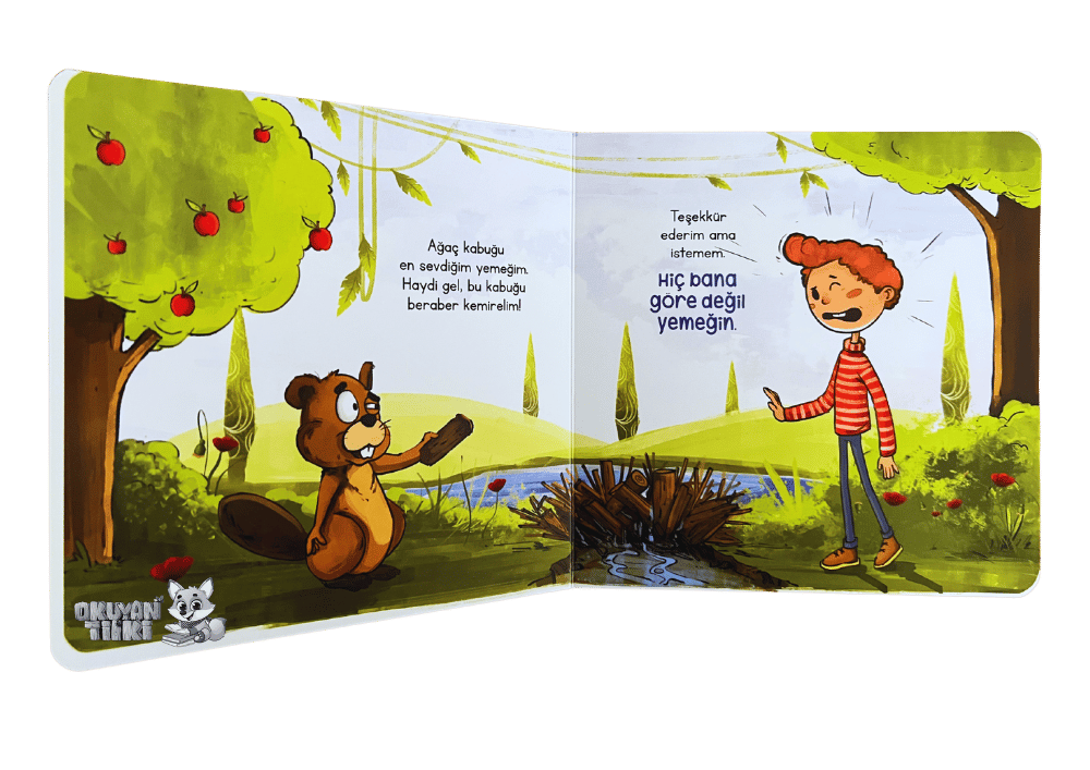 Çift taraflı Kitap - Hiç Bana Göre Değil (0+ Yaş)