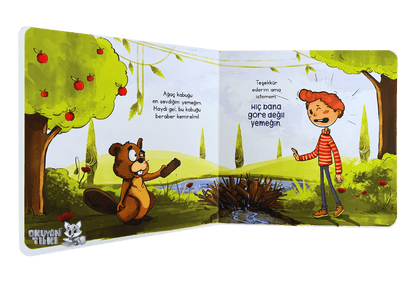 Çift taraflı Kitap - Hiç Bana Göre Değil (0+ Yaş)