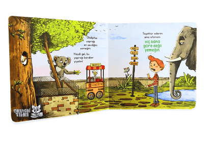 Çift taraflı Kitap - Hiç Bana Göre Değil (0+ Yaş)