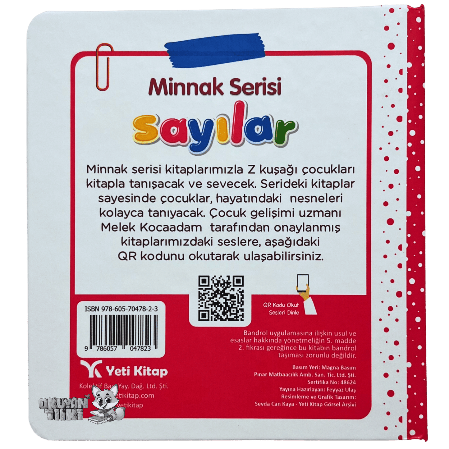 Minnak Serisi - Sayılar (İngilizce Destekli, 1+ Yaş)