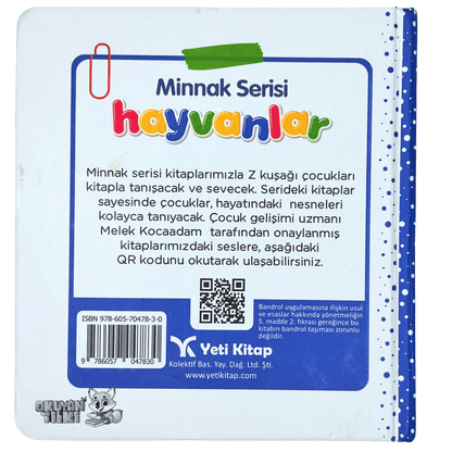 Minnak Serisi - Hayvanlar (İngilizce Destekli, 1+ Yaş)