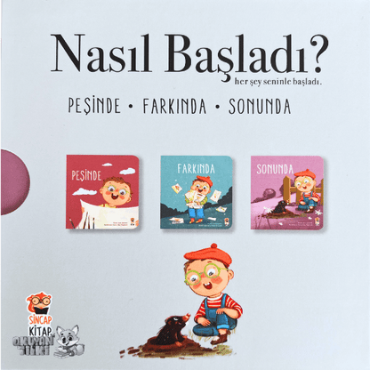 Nasıl Başladı (4) - Her Şey Seninle Başladı Seti (3 Kitap, 1+ Yaş)