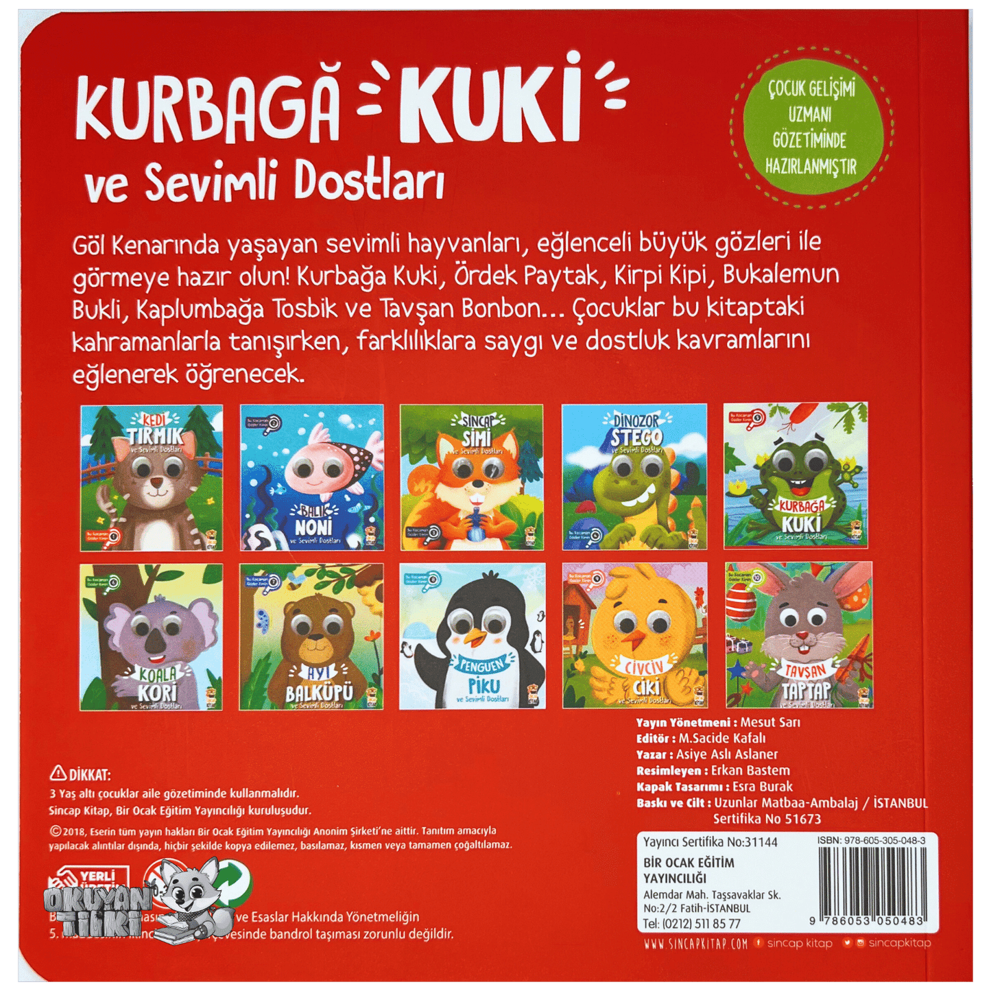 Kurbağa Kuki ve Sevimli Dostları – Bu Kocaman Gözler Kimin? (1+ Yaş)