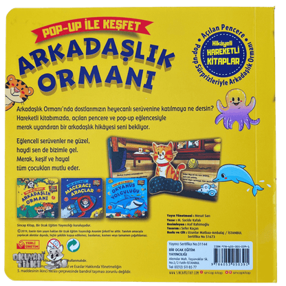 Arkadaşlık Ormanı – Pop Up ile Keşfet (3D Kitap, 2+ Yaş)