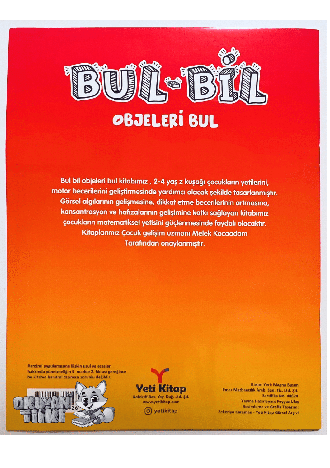 Bul-Bil Objeleri Bul (2+ Yaş)