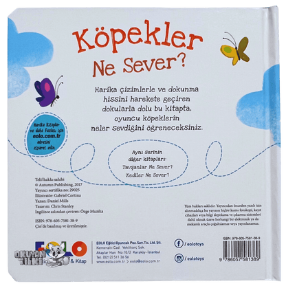 Köpekler Ne Sever? - Dokun Hisset Kitaplar (Fühlbuch, 2+ Yaş)